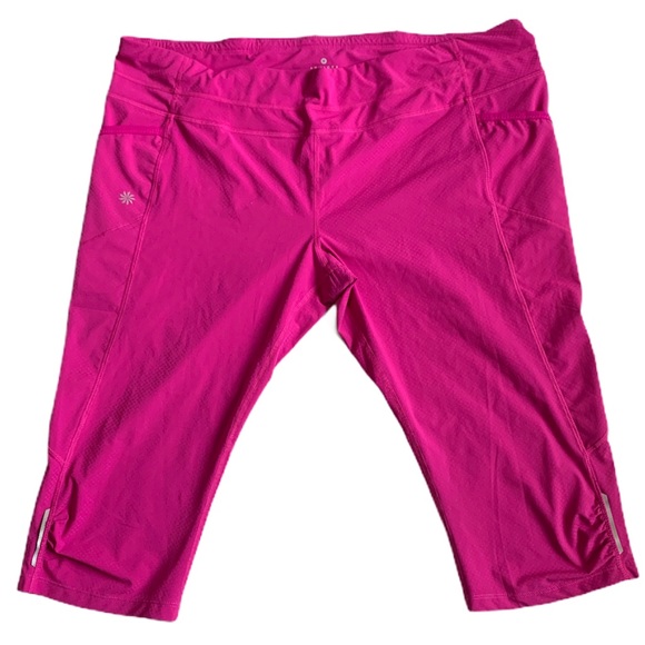 Athleta Pants - Athleta Dobby Be Free Knicker Capri pants size 1X